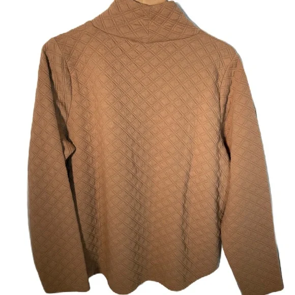 J. Crew Quilted Mockneck Pullover - Picture 5 of 5